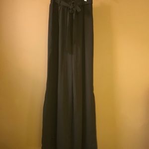 Dex deep olive palazzo pant